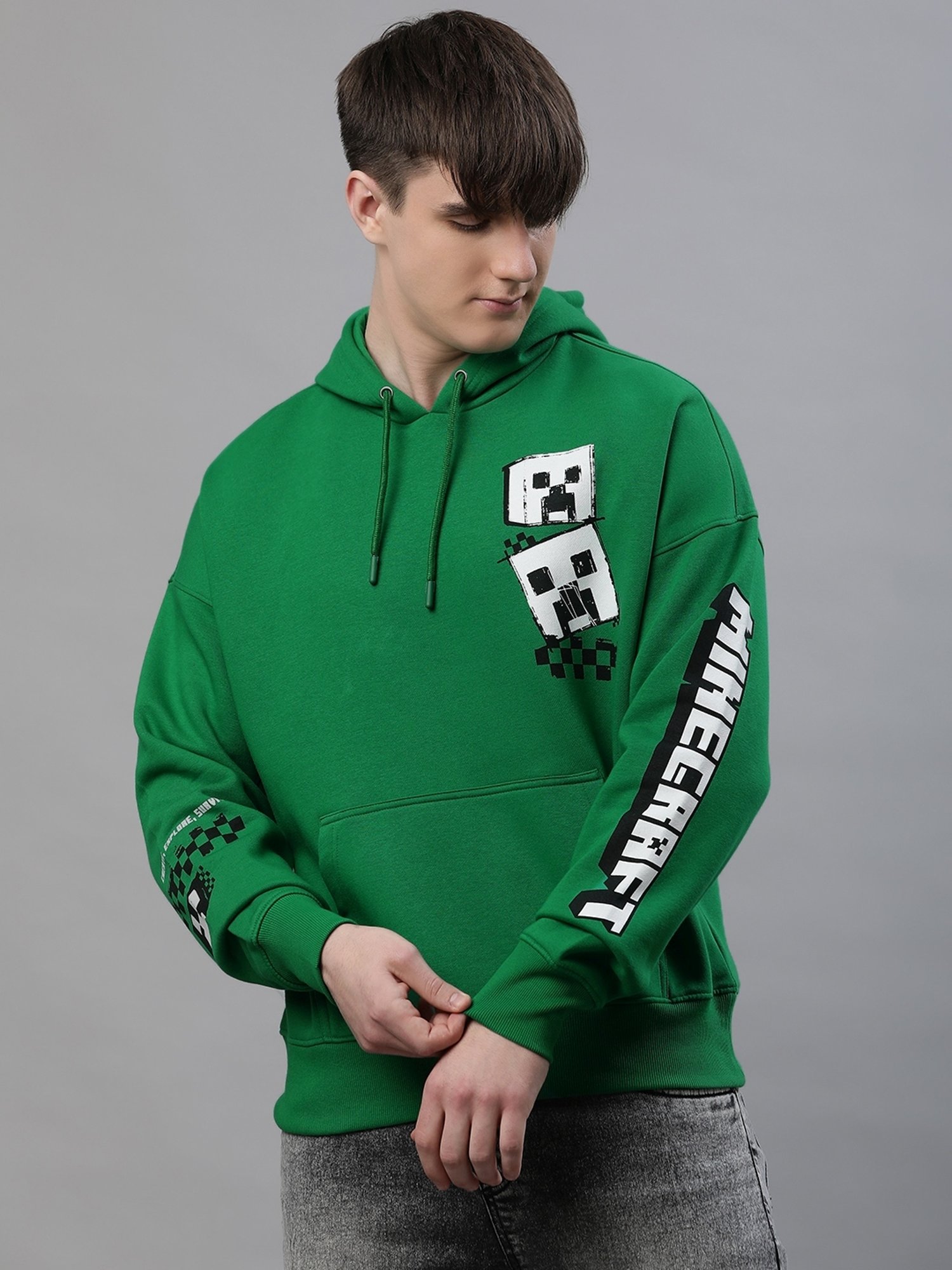 Minecraft on sale hooded sweatshirt