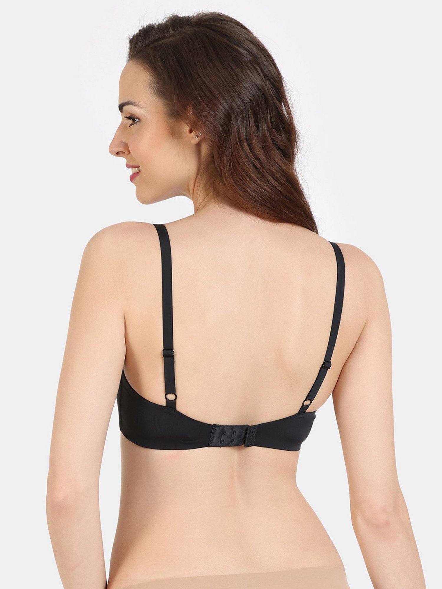 Buy Zivame Watch Your Back Front Open T-shirt Bra- Black at Rs