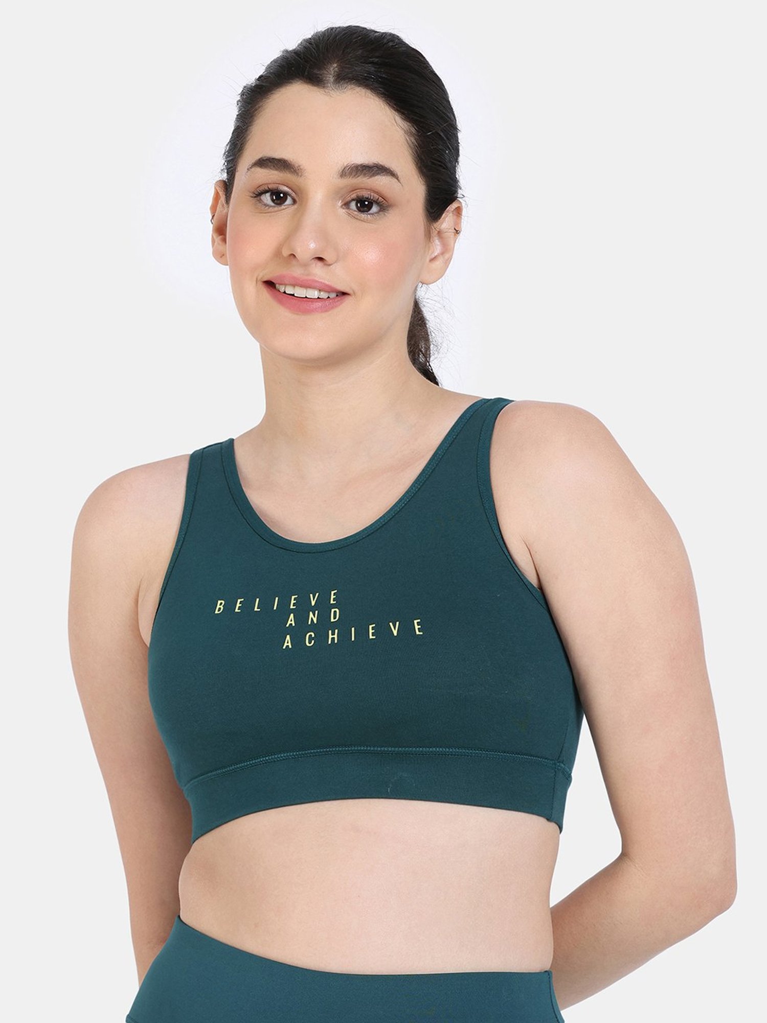 Buy Zivame Zelocity Quick Dry Sports Bra With Removable Padding