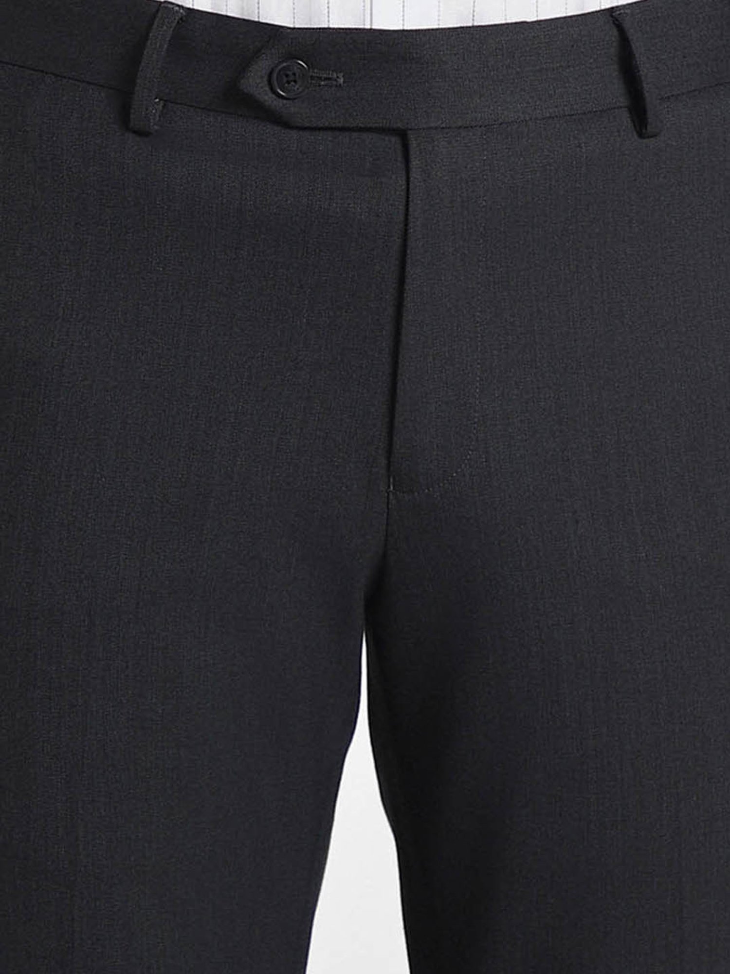 Buy Peter England Men Grey Formal Trouser online