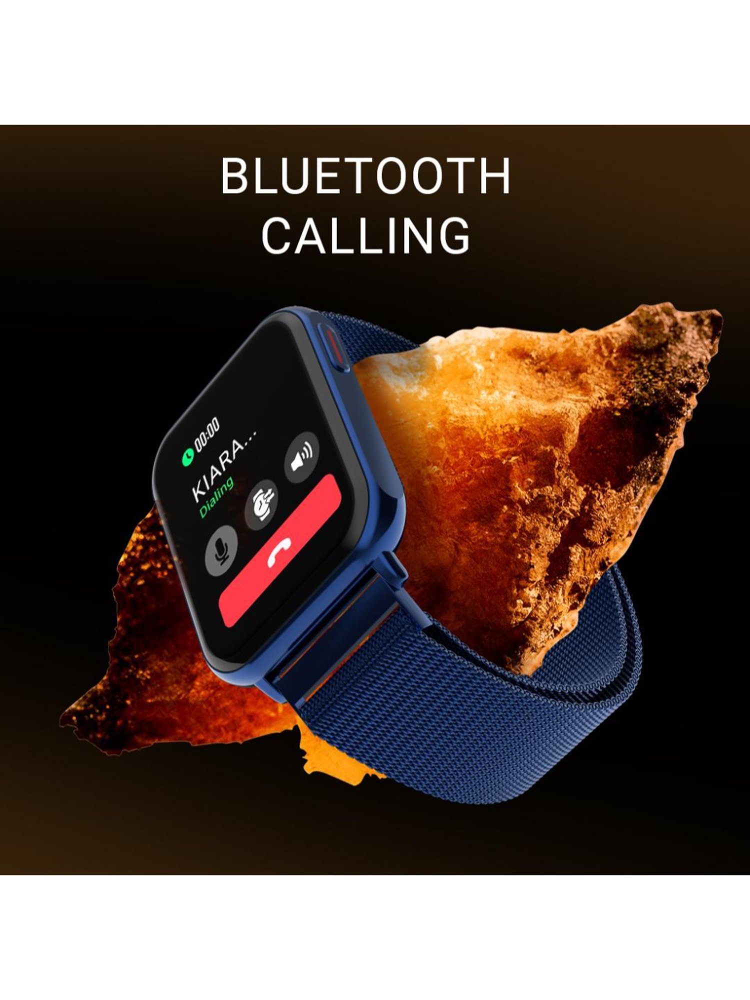 Buy Fire Boltt King Luxury Bluetooth Calling Smartwatch Blue