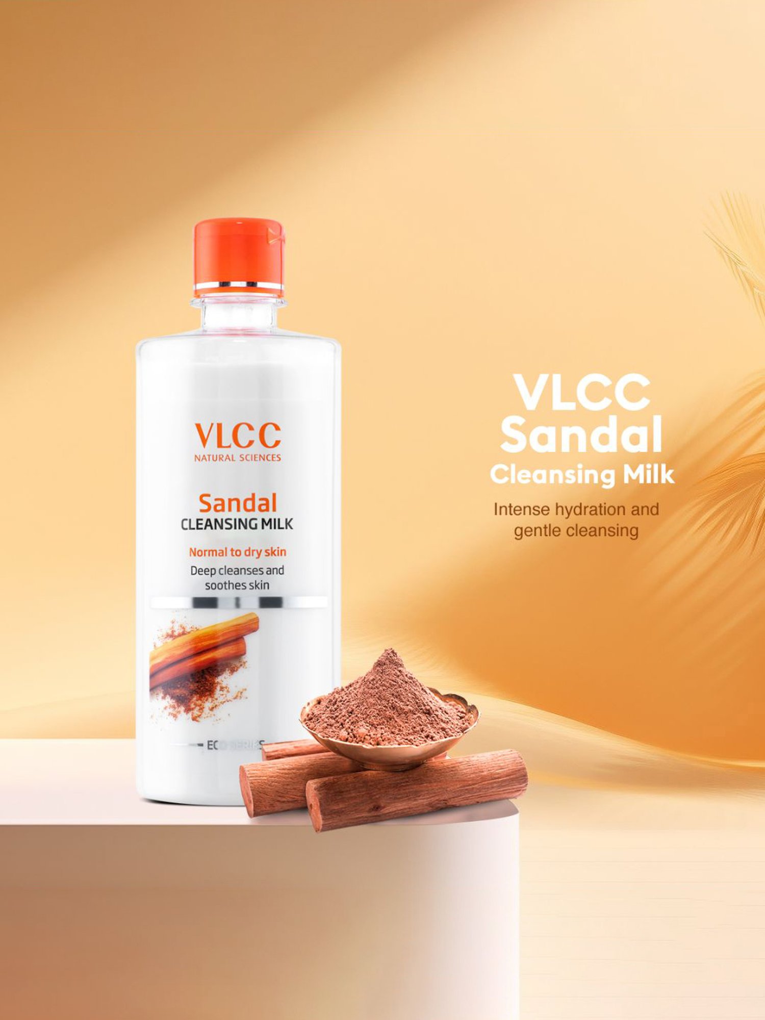 VLCC Sandal Cleansing Milk & Papaya & Apricot Face Scrub Kit