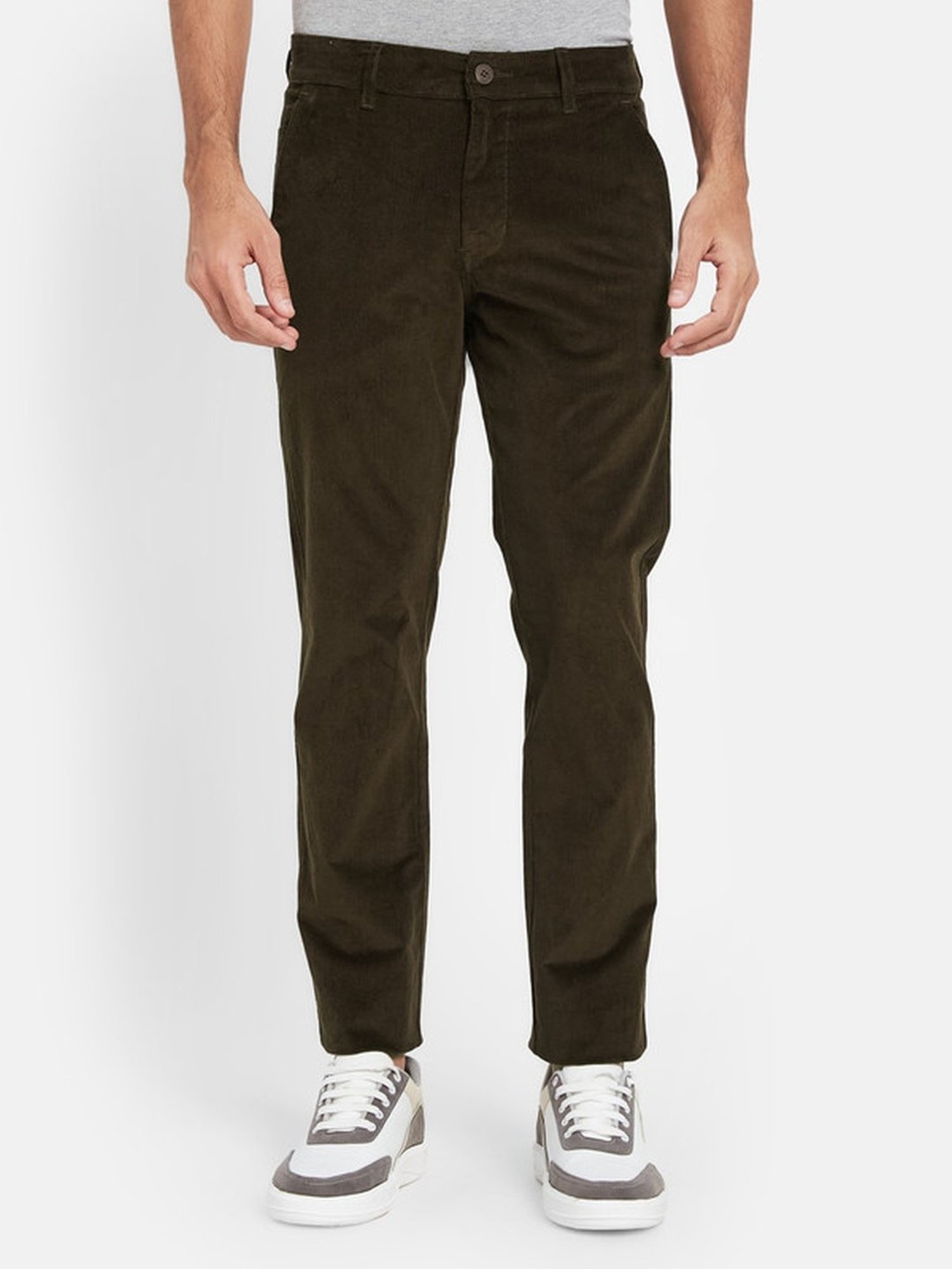 Buy OCTAVE Solid Cotton Regular Fit Men's Track pant | Shoppers Stop