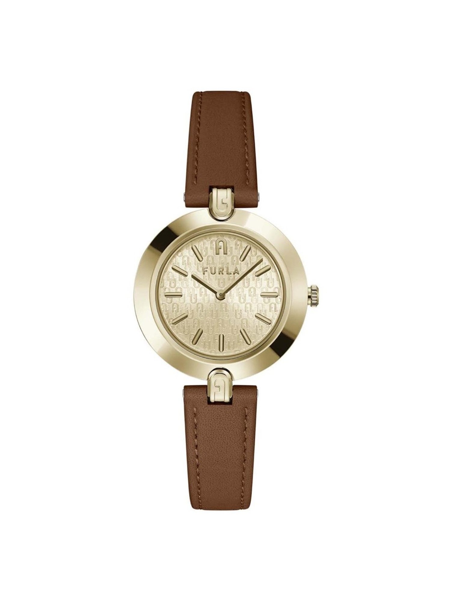 Furla Women's Metropolis Gold Dial Stainless Steel Watch - Macy's