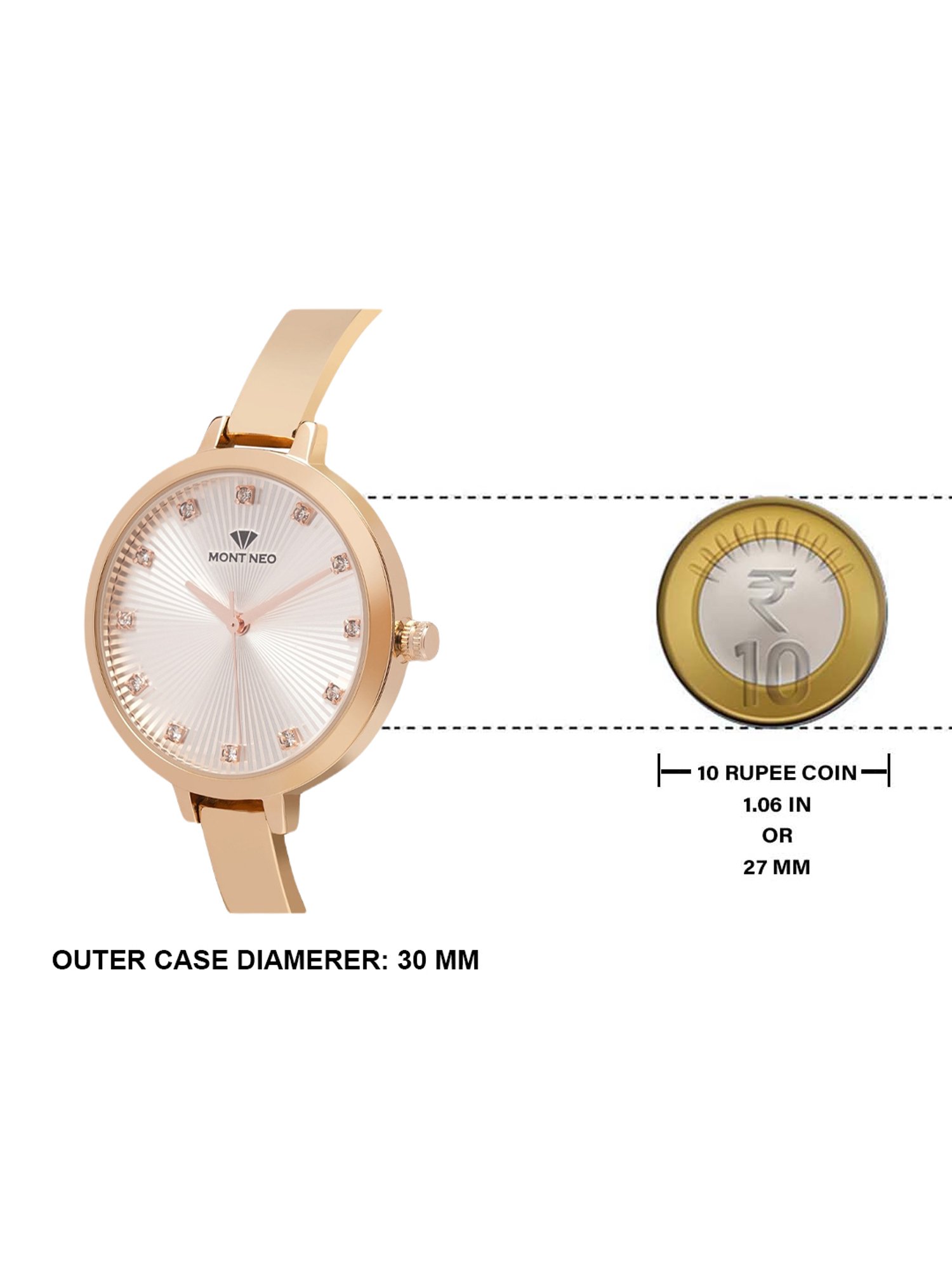 Mont neo watches rose gold hot sale