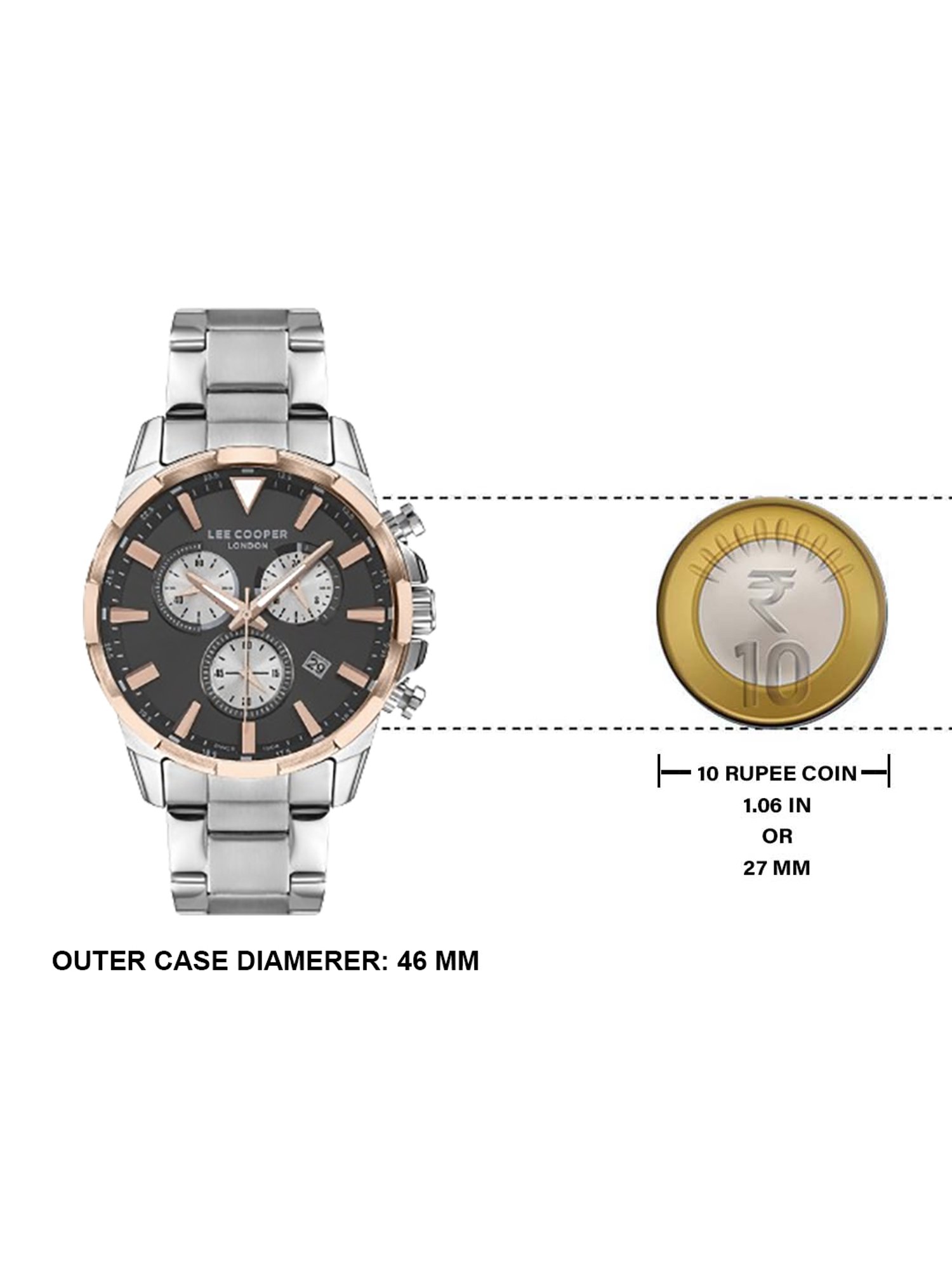 Lee Cooper LC07385.560 Chronograph Watch for Men