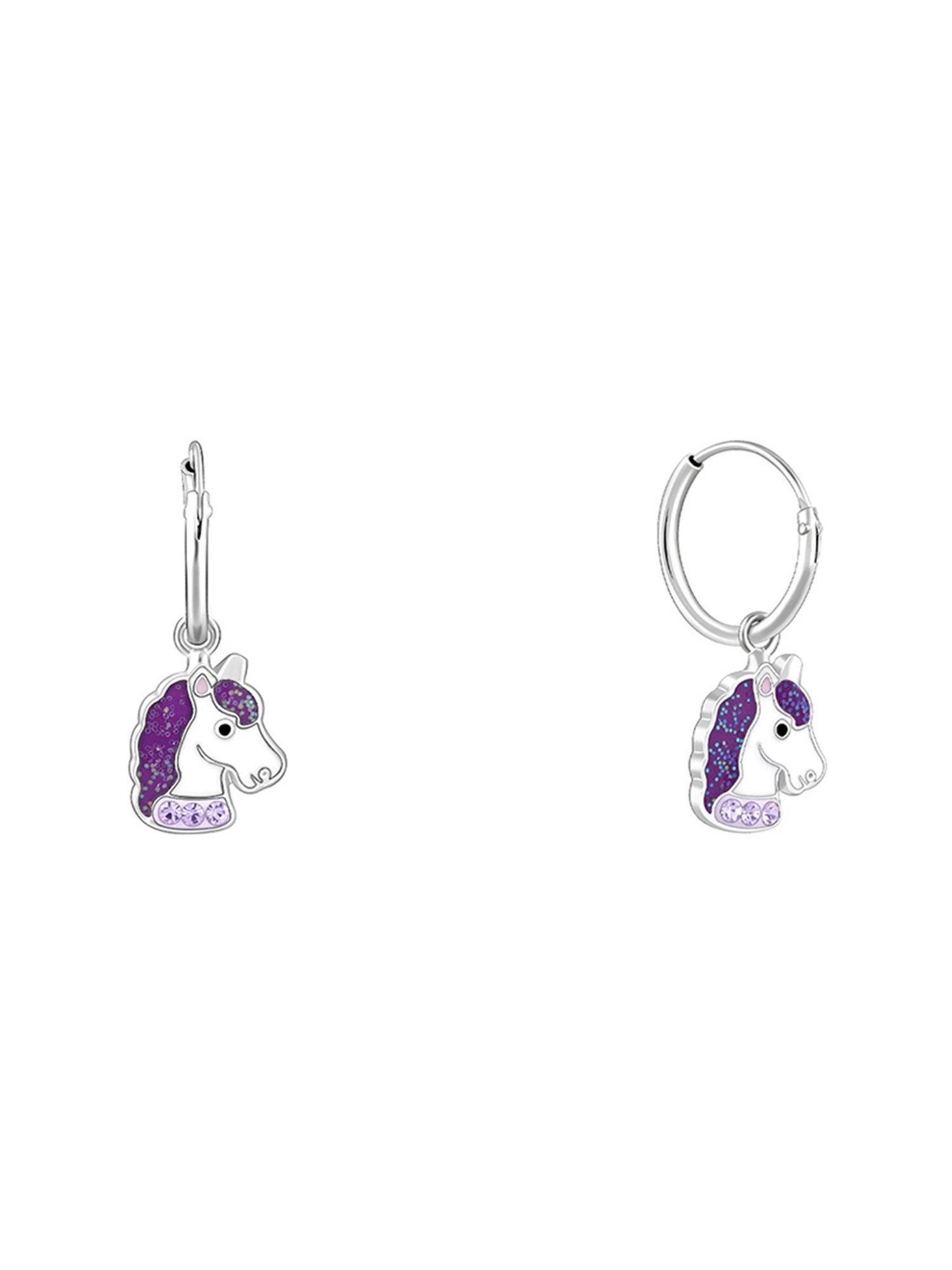 Unicorn Sterling Silver earrings kuwaii – Wrist-Candy.co.uk