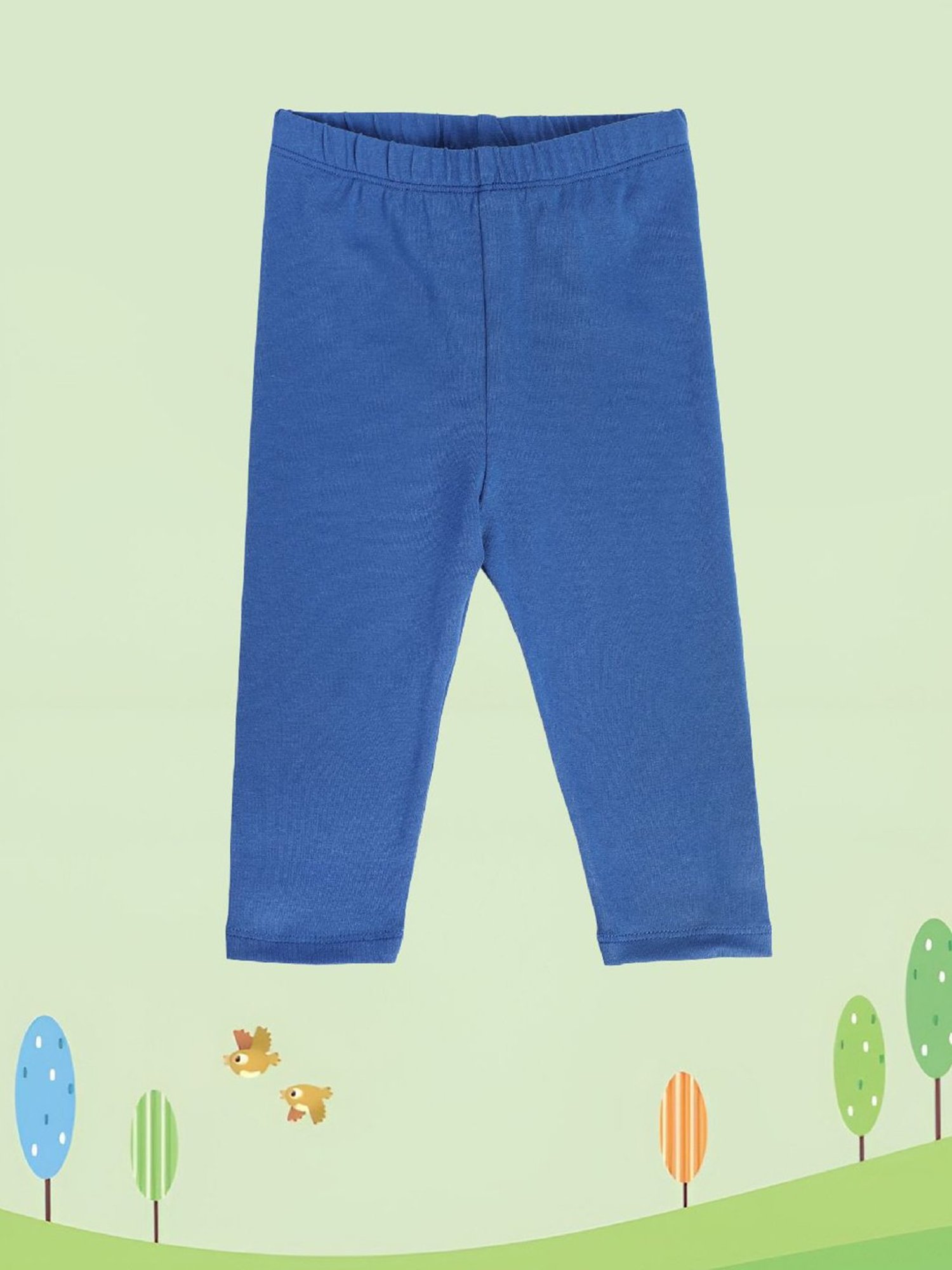 Blue Snakeskin Leggings for Kids - Teeny Chimp Kids Fashion