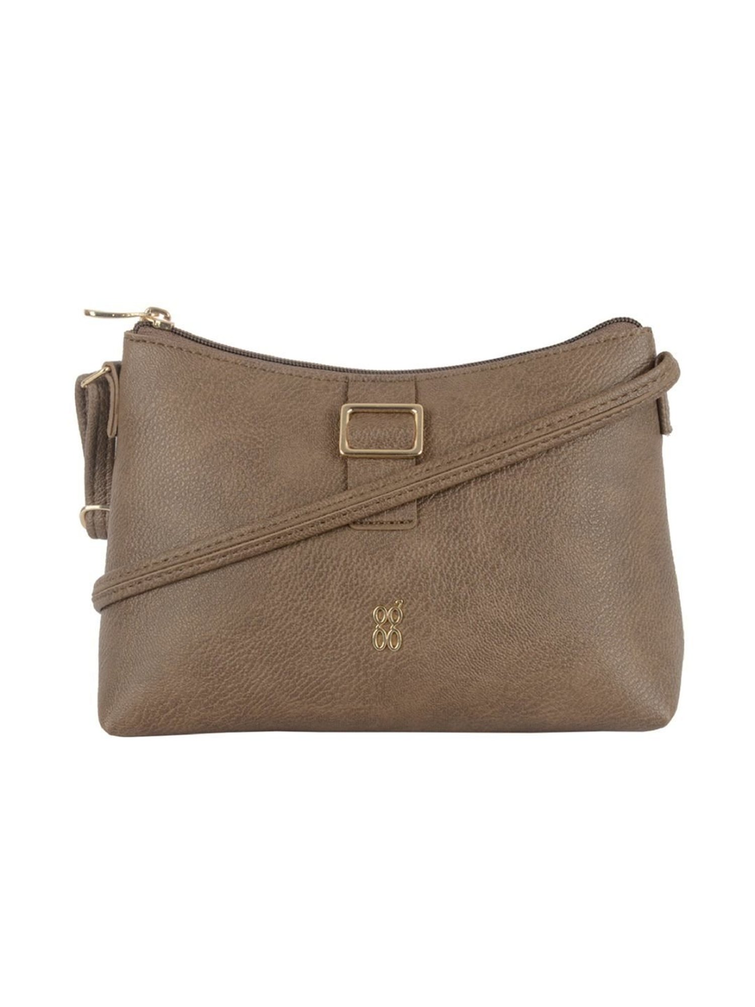 Buy Baggit Brown Textured Small Cross Body Bag at Best Price