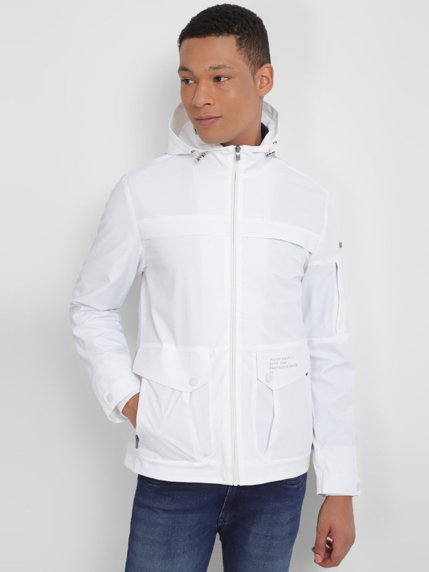 Allen solly hot sale white jacket