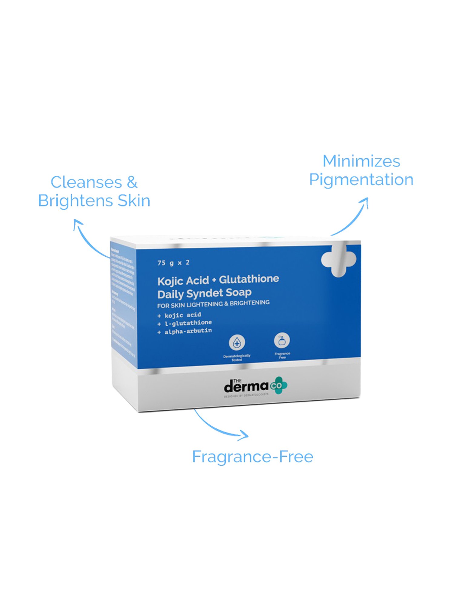 derma co kojic acid glutathione soap Buy The Derma Co Kojic Acid + Glutathione Daily Syndet Soap Combo for  Online @ Tata CLiQ