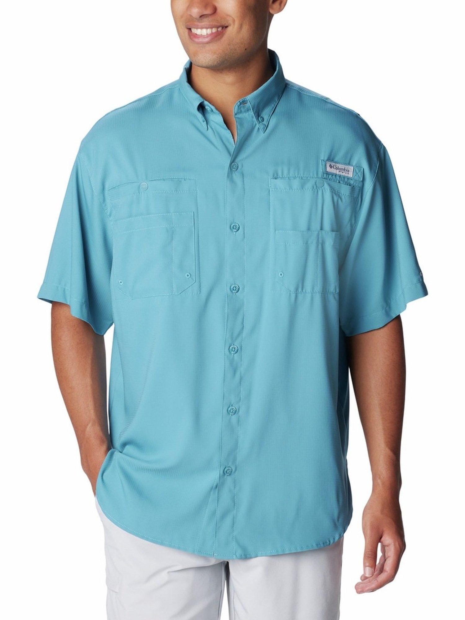 Columbia Men Blue Silver Ridge 2.0 Long Sleeve Shirt