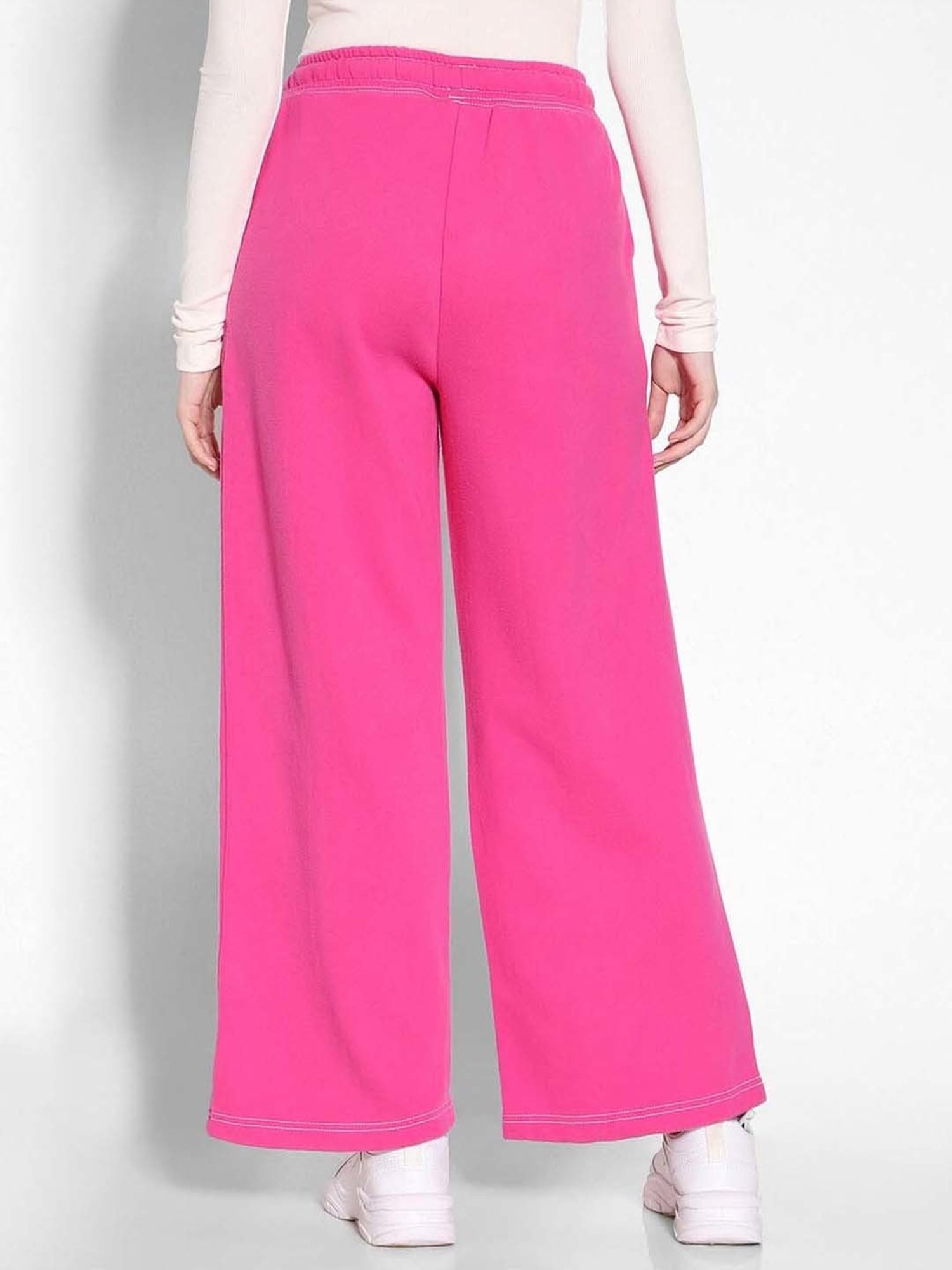 American Eagle Outfitters Pink Cotton Parachute Pants