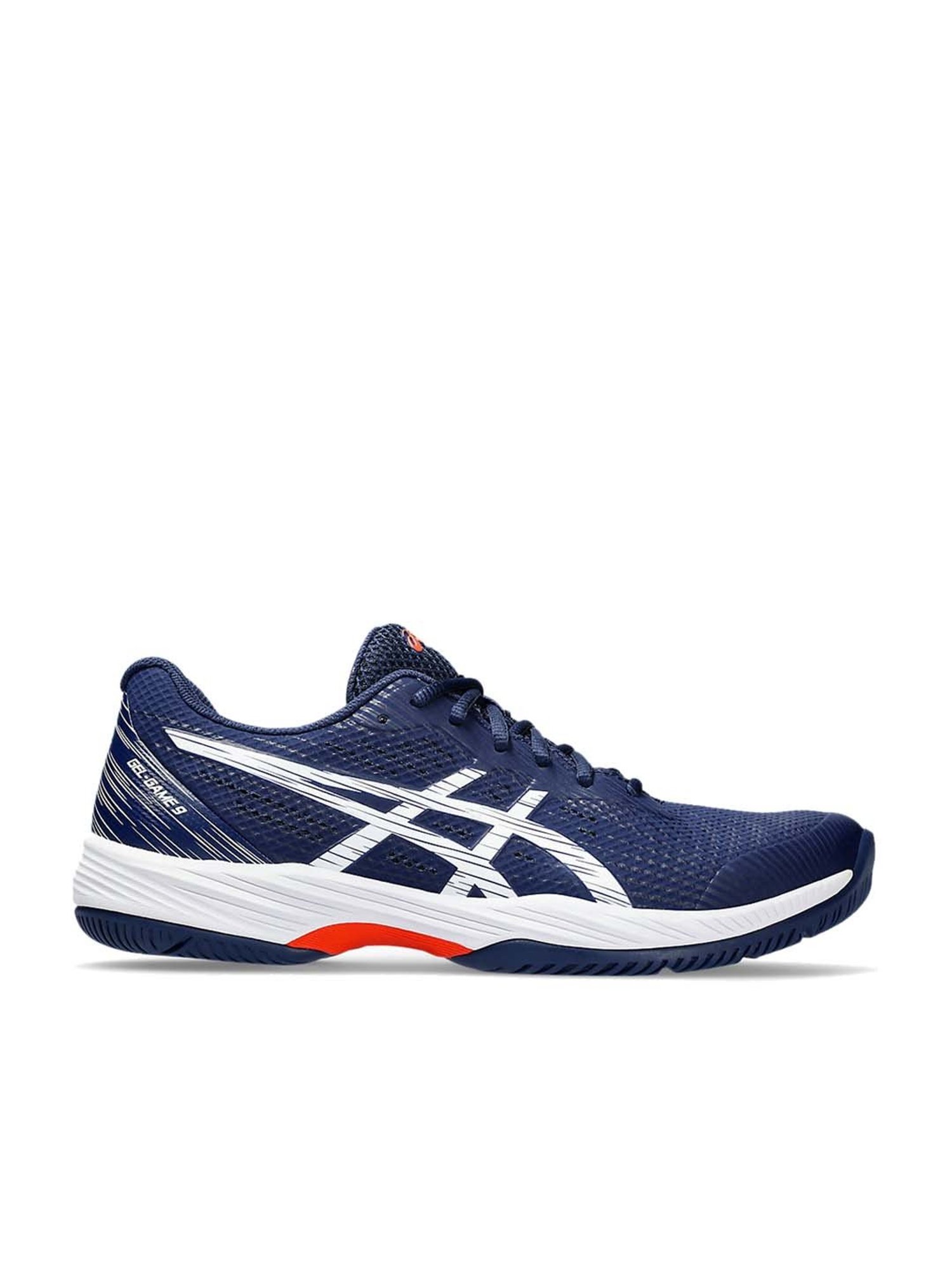 Asics rouge et sale bleu