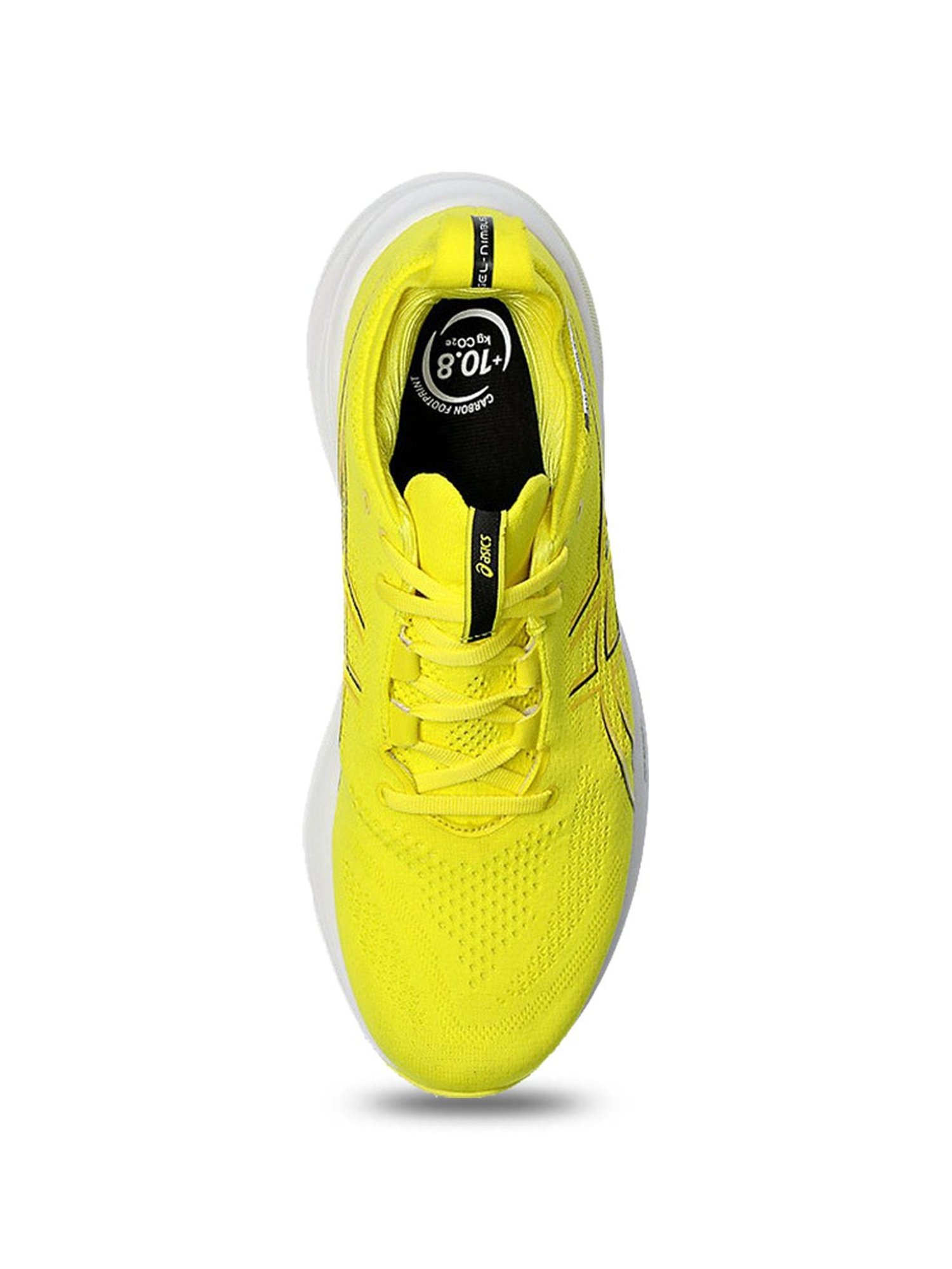 Neon yellow asics running shoes online