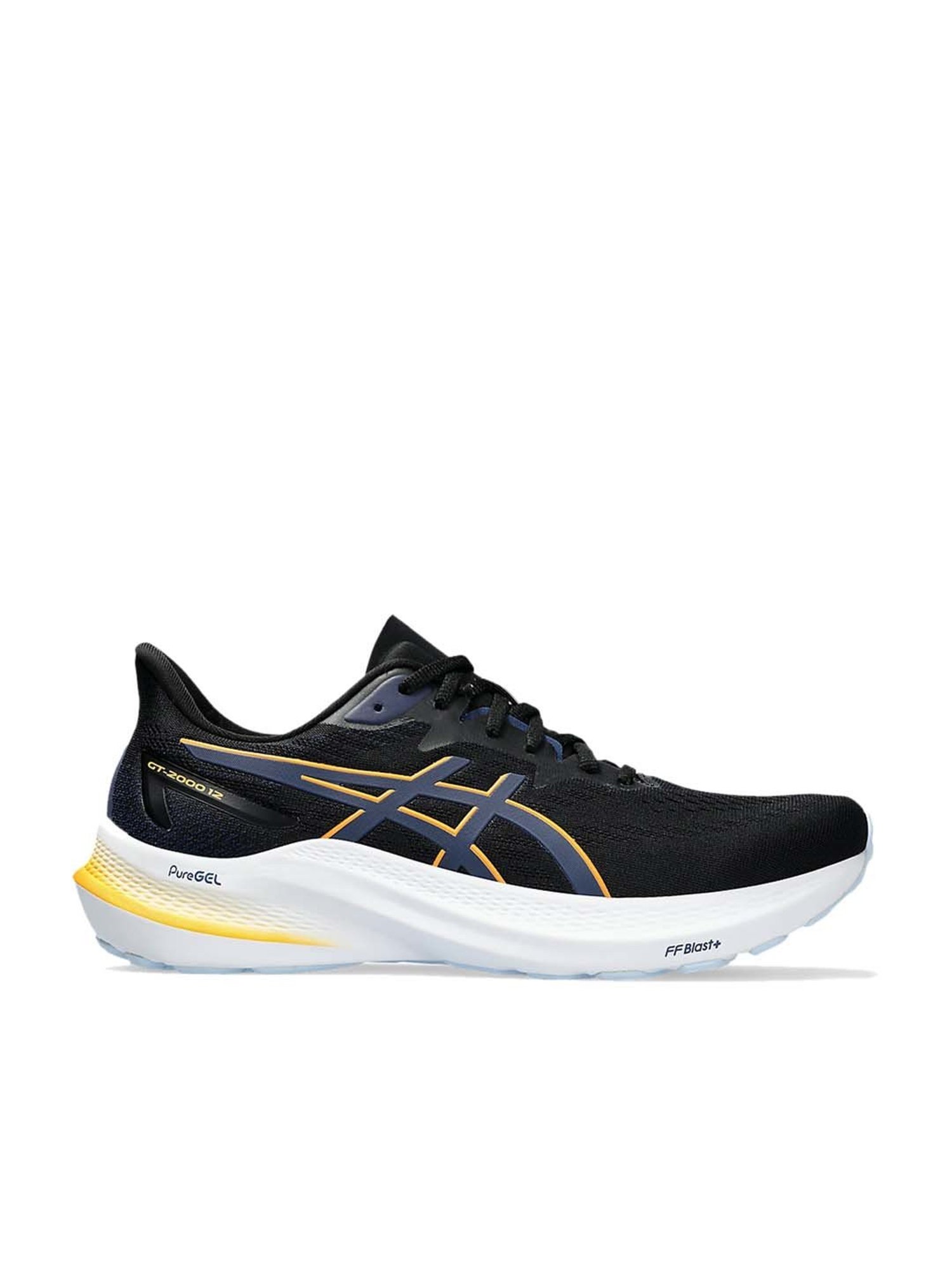 Buy Asics Men s GT 2000 12 Black Running Shoes for Men at Best