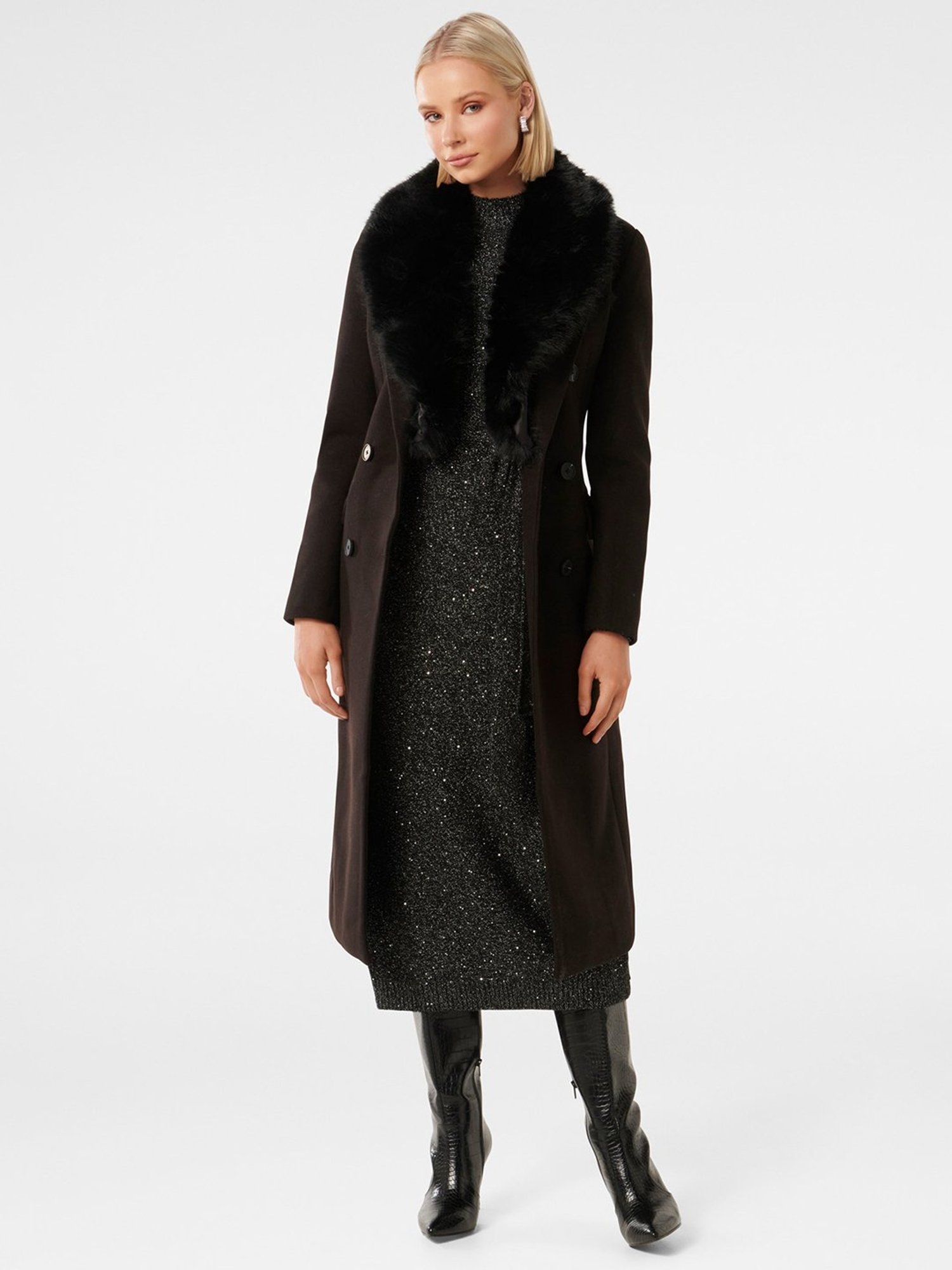 Convertible Faux Fur Tippet Coat★Sサイズ Convertible Faux Fur Tippet Coat [S]（ハーリップトゥ