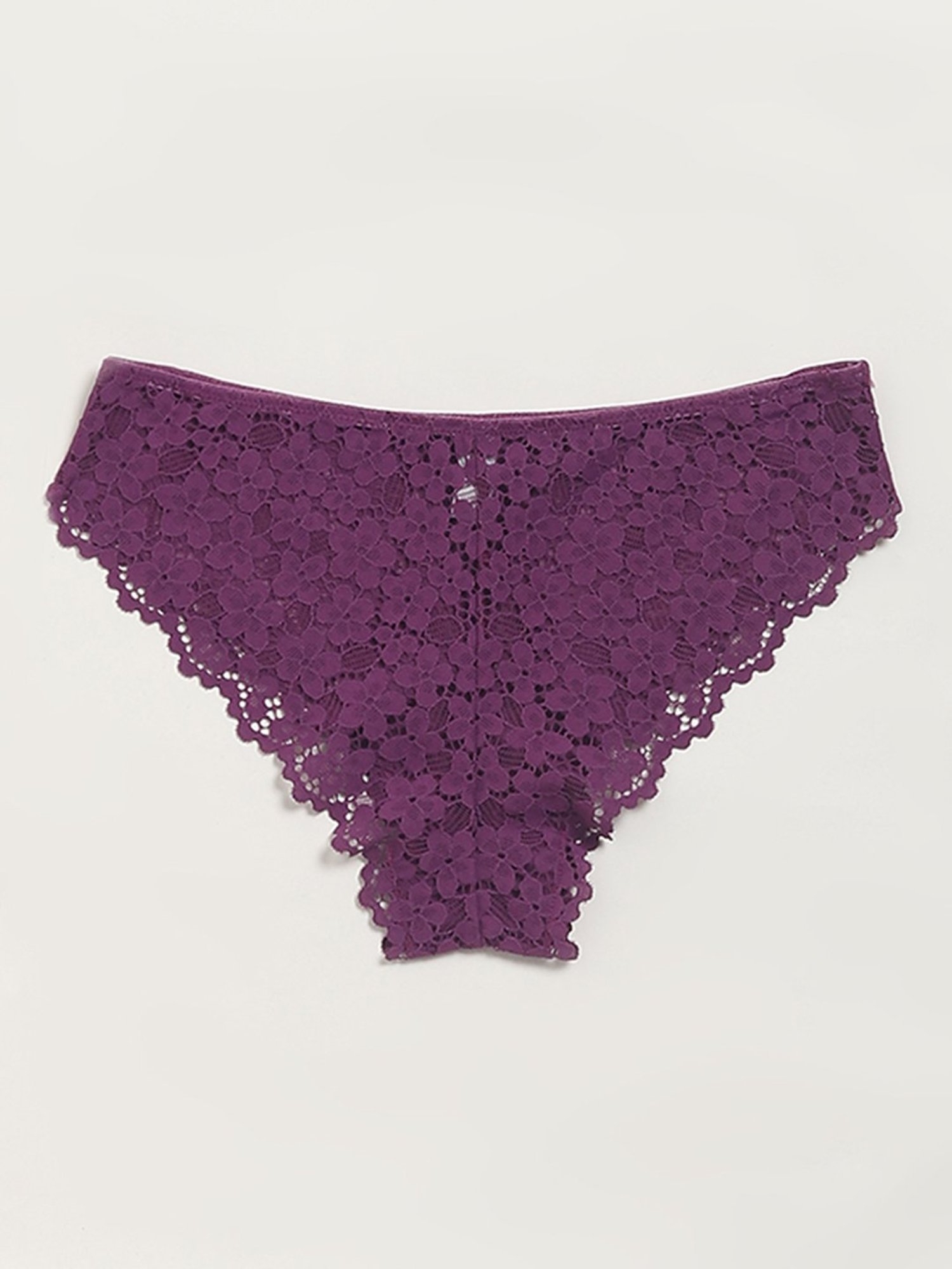 Purple best sale lace underwear