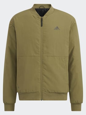 Adidas bomber jacket olive on sale