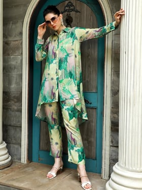 Green Color Ladies Pant Style Suit at Rs 530, New Items in Jaipur