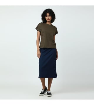 Olive green outlet skirts navy