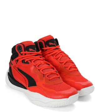 Puma red clearance basketball shoes