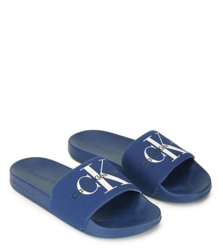 Calvin Klein Men s Blue Slide Sandals