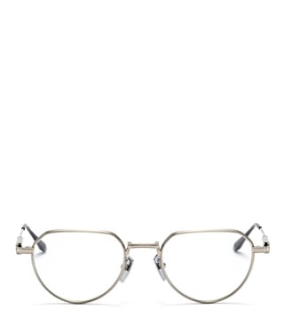 AKONI Artemis AKX305B50 Silver Oval Unisex Eyewear Frames