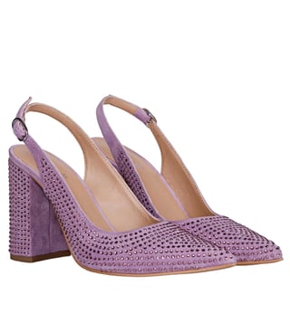 Lilac discount chunky heels