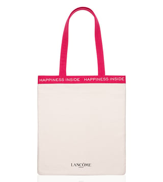 Lancome pink deals tote bag