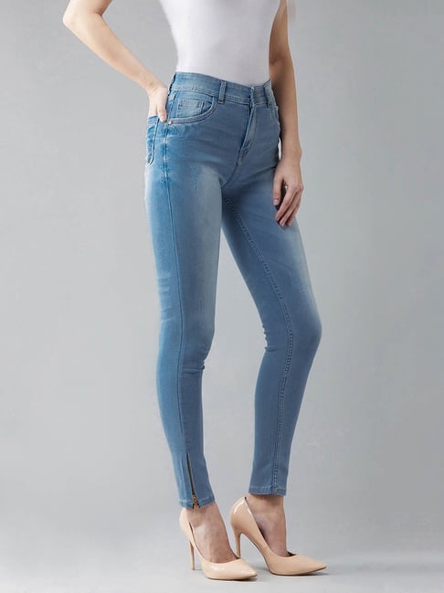 Miss Chase Blue Skinny Fit High Rise Jeans-picture-32