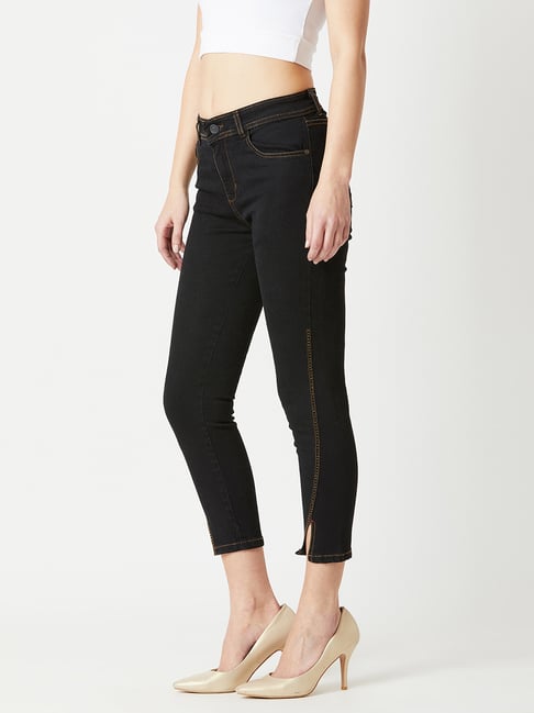 Miss Chase Black Cotton Jeans-picture-31