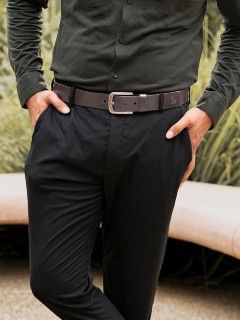 Kara Dark Brown Waist Belt for Men