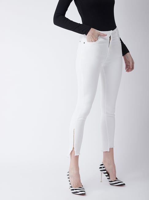 Miss Chase White High Rise Jeans-picture-17