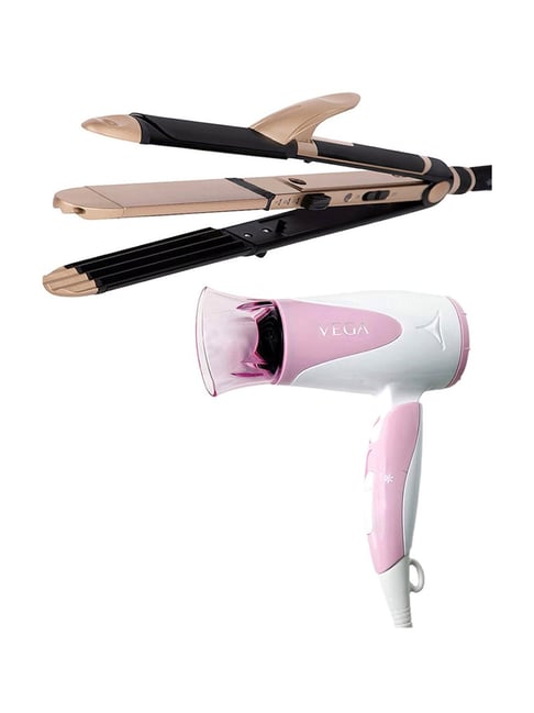 Vega hair dryer outlet straightener curler combo