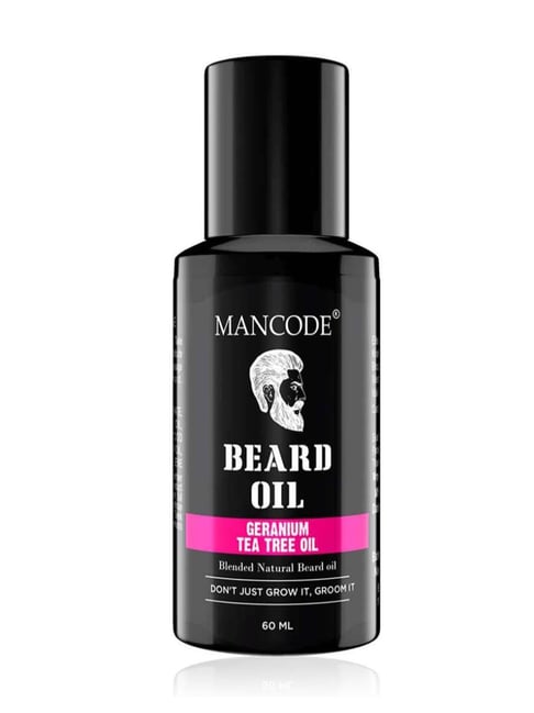 Mancode Beard Oil - Geranium & Tea Tree Oil - 60 ml