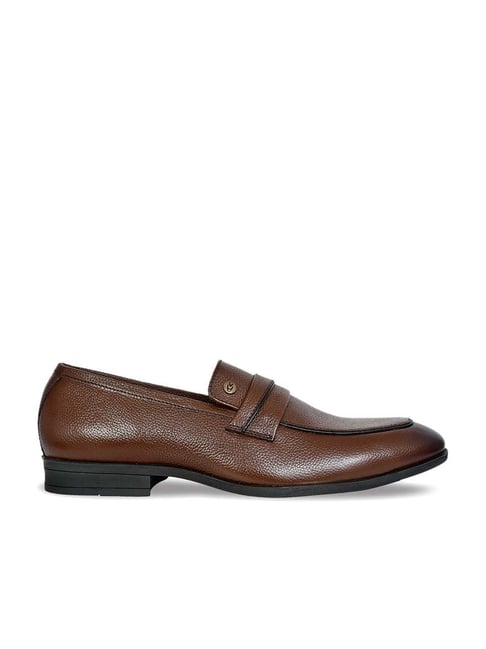 Allen Cooper Men's Brown Formal Loafers