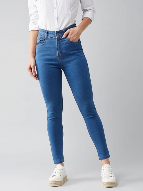 Buy DOLCE CRUDO High Rise Denim Skinny Fit Women's Jeans