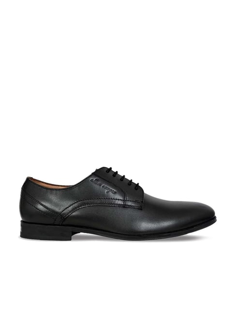 Allen Cooper Men's Black Derby Shoes-picture-30