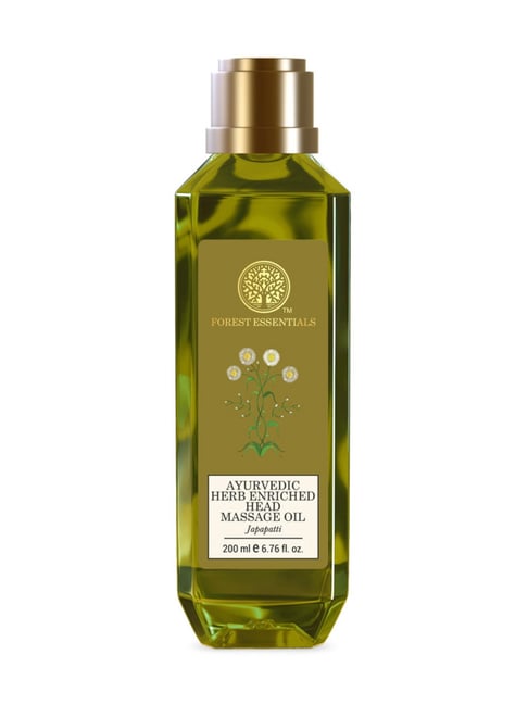Forest Essentials Ayurvedic Herb Enriched Japapatti Hair Oil for Dry Hair - 200 ml