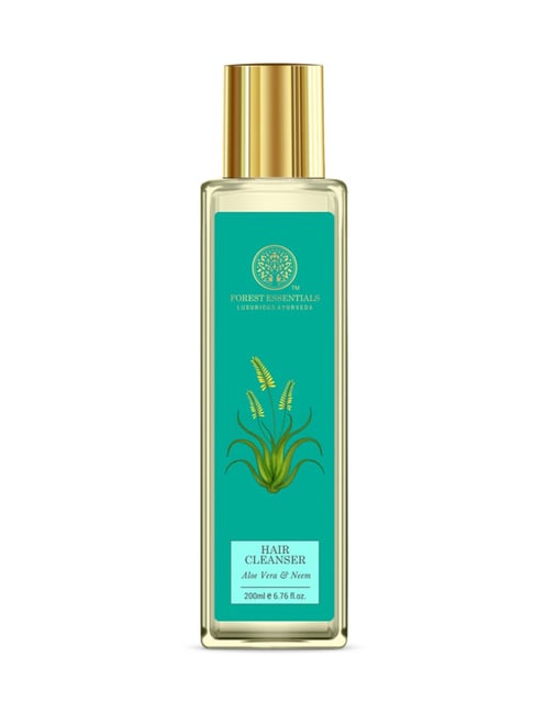 Forest Essentials Natural Ayurvedic Aloe Vera & Neem Hair Cleanser - 200 ml