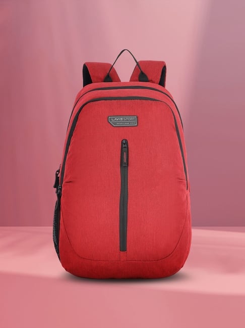 Buy Lavie Red Medium Laptop Backpack Online At Best Price Tata CLiQ