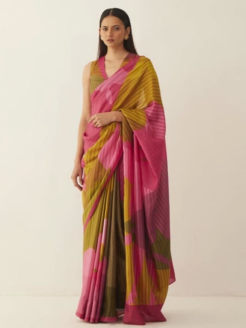 Yellow & Multi Colour Silk Saree | Sakhi Fashions – sakhifashions