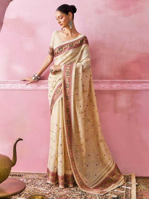 Buy Nazitora Tussar and Eri Silk Saree