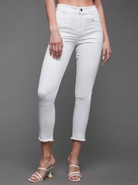 Miss Chase White Skinny Fit Jeans-picture-15