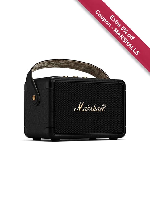 Marshall Kilburn II 36W Portable Bluetooth Speaker (Black & Brass)
