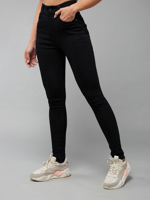 Skinny High Jeans - Black - Ladies | H&M IN