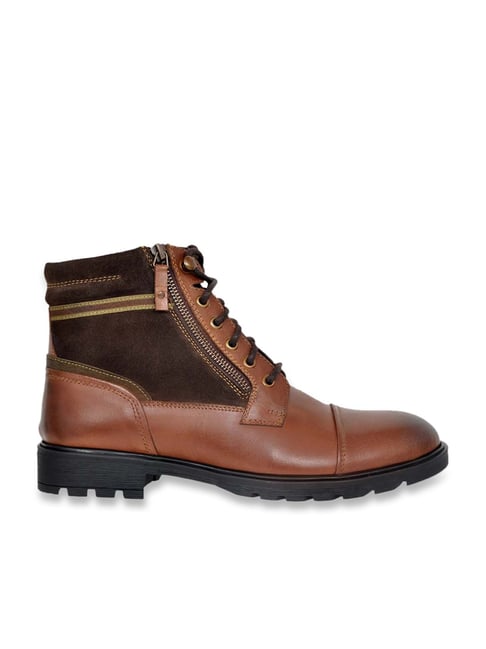 Allen Cooper Men's Brown Derby Boots-picture-47