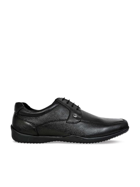 Allen Cooper Men's Black Derby Shoes-picture-36