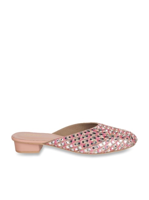 Metro Women's Pink Mule Shoes
